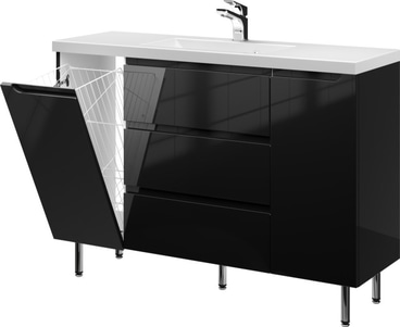 Szafka z Umywalką Stojąca ETHOS 120 cm K D BLACK