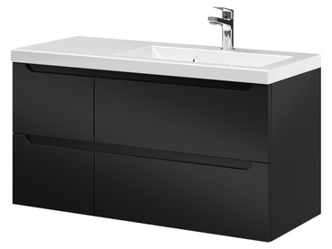 Szafka z Umywalką ETHOS 90 cm SZ P BLACK MAT
