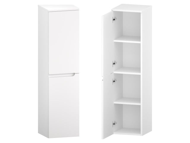 Słupek Łazienkowy ETH 35 cm 2D Lewy - Biały Mat Słupek Łazienkowy ETH 35 cm 2D Lewy - Biały Mat