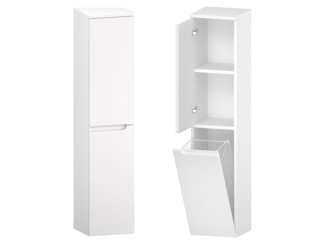 Słupek Łazienkowy ETH 30 cm DK Lewy - Biały Mat Słupek Łazienkowy ETH 30 cm DK Lewy - Biały Mat