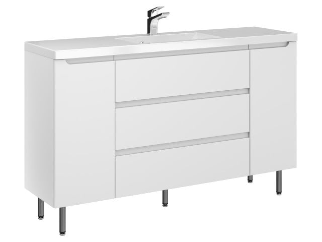 Szafka Stojąca Z Umywalką ETH 140 cm D - Biały Mat Szafka Stojąca Z Umywalką ETH 140 cm D - Biały Mat