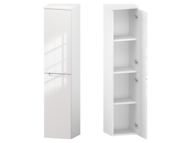 Słupek Łazienkowy ETH 30 cm 2D Prawy - Biały Wysoki Połysk Słupek Łazienkowy ETH 30 cm 2D Prawy - Biały Wysoki Połysk