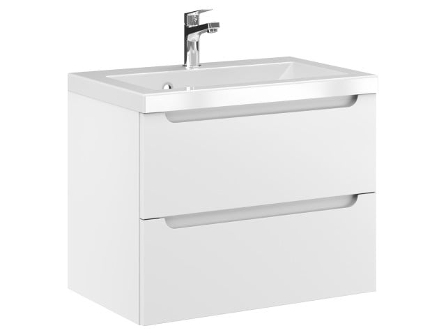 Szafka Wisząca Z Umywalką ETH 60 cm - Biały Mat Szafka Wisząca Z Umywalką ETH 60 cm - Biały Mat