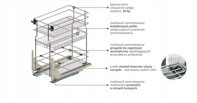 Szafka z Umywalką LOGHOS 120 cm Biały Mat KOSZ CARGO Furni