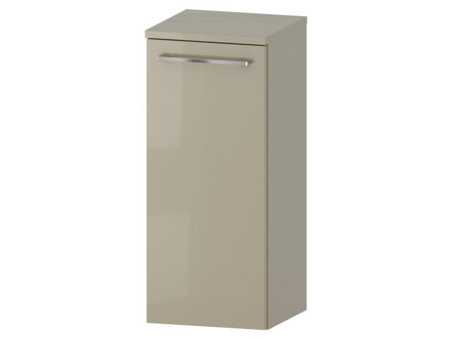 Słupek Łazienkowy RON 30 cm K - Cappuccino Wysoki Połysk - Uchwyty Chromowane