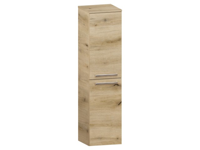 Słupek Łazienkowy ATHD 35 cm 2D Prawy - Dąb Evoke Coast Mat - Uchwyty Chromowane