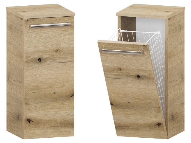 Słupek Łazienkowy ATHD 30 cm K - Dąb Evoke Coast Mat - Uchwyty Chromowane Słupek Łazienkowy ATHD 30 cm K - Dąb Evoke Coast Mat - Uchwyty Chromowane