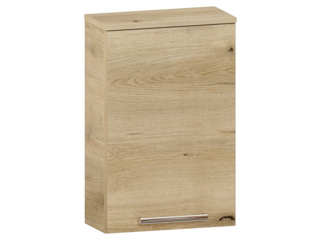 Szafka nad Pralkę ATHD 45 cm D Prawa - Dąb Evoke Coast Mat - Uchwyty Chromowane
