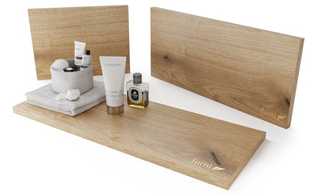 Szafka Wisząca Z Umywalką ATHD 120 cm S Lewa - Dąb Evoke Coast Mat - Uchwyty Stal Szczotkowana