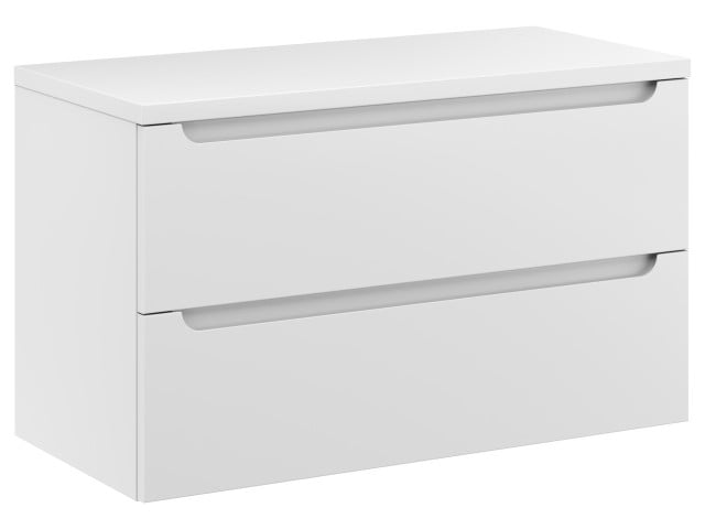 Szafka Wisząca Z Blatem ETH 80 cm - Biały Mat Szafka Wisząca Z Blatem ETH 80 cm - Biały Mat