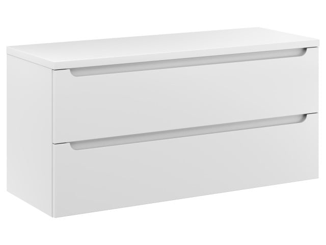 Szafka Wisząca Z Blatem ETH 100 cm - Biały Mat Szafka Wisząca Z Blatem ETH 100 cm - Biały Mat