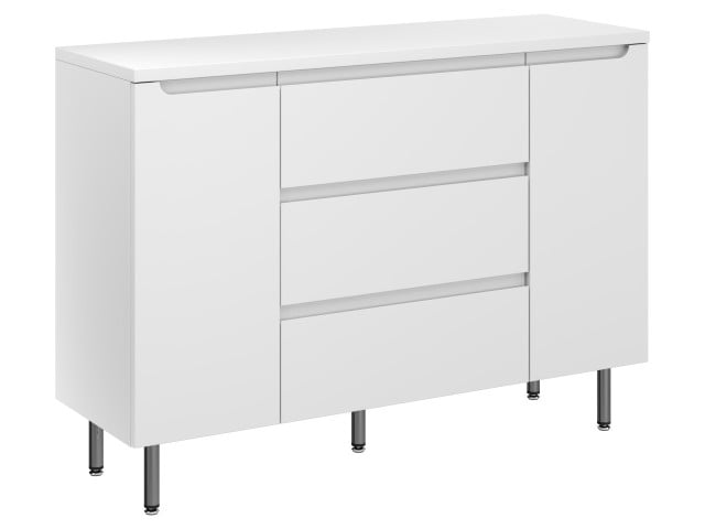 Szafka Stojąca Z Blatem ETH 120 cm KD - Biały Mat