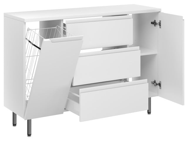 Szafka Stojąca Z Blatem ETH 120 cm KD - Biały Mat