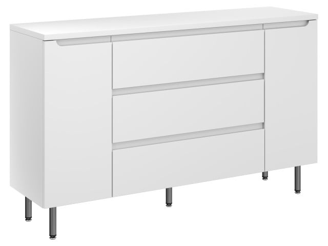 Szafka Stojąca Z Blatem ETH 140 cm KD - Biały Mat