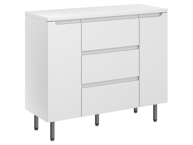 Szafka Stojąca Z Blatem ETH 100 cm D - Biały Mat Szafka Stojąca Z Blatem ETH 100 cm D - Biały Mat