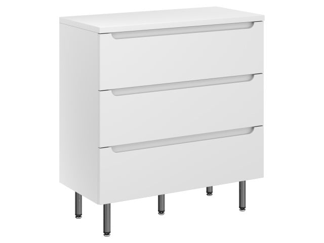 Szafka Stojąca Z Blatem ETH 80 cm - Biały Mat