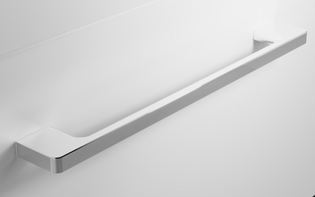 Szafka Wisząca Z Umywalką RON 90 cm D Lewa - Cappuccino Mat - Uchwyty Chromowane