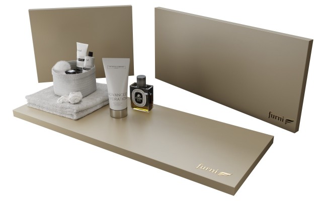 Szafka Wisząca Z Umywalką RON 120 cm DUO - Cappuccino Mat - Uchwyty Chromowane