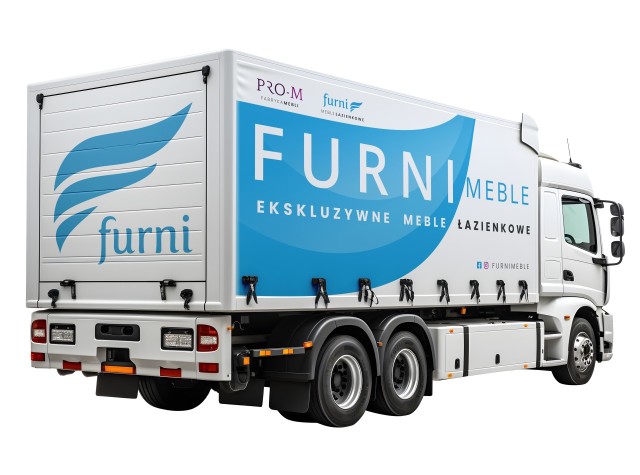 Szafka Wisząca Z Umywalką RON 50 cm - Titan Mat - Uchwyty Chromowane