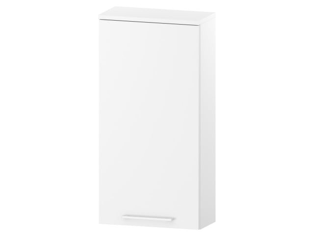 Szafka nad Pralkę RON 45 cm D90 Lewa - Biały Mat - Uchwyty Białe Matowe