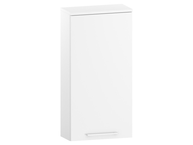 Szafka nad Pralkę RON 45 cm D90 Prawa - Biały Mat - Uchwyty Białe Matowe