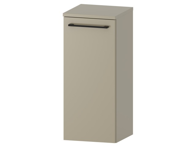 Słupek Łazienkowy RON 30 cm DD Lewy - Cappuccino Mat - Uchwyty Czarne Matowe