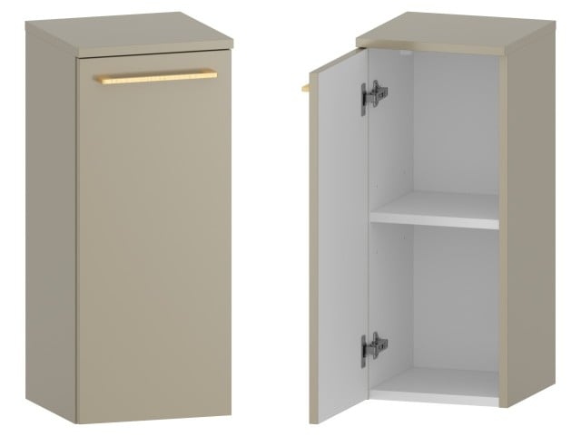 Słupek Łazienkowy RON 30 cm DD Lewy - Cappuccino Mat - Uchwyty Złote Szczotkowane Słupek Łazienkowy RON 30 cm DD Lewy - Cappuccino Mat - Uchwyty Złote Szczotkowane