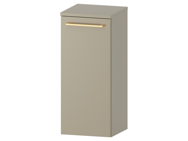 Słupek Łazienkowy RON 30 cm DD Lewy - Cappuccino Mat - Uchwyty Złote Szczotkowane