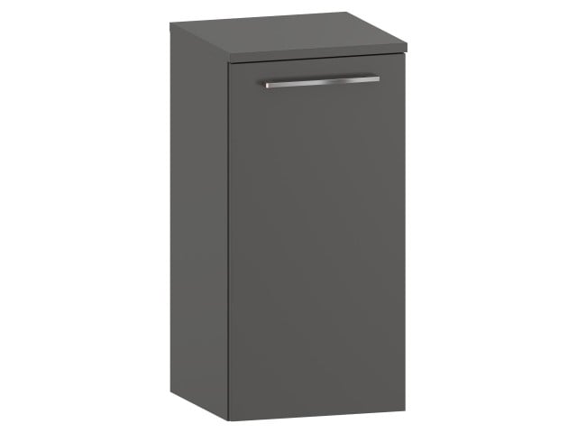 Słupek Łazienkowy RON 35 cm DD Prawy - Titan Mat - Uchwyty Chromowane