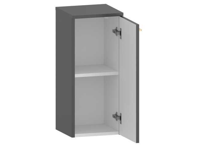 Słupek Łazienkowy RON 30 cm DD Prawy - Titan Mat - Uchwyty Złote Szczotkowane