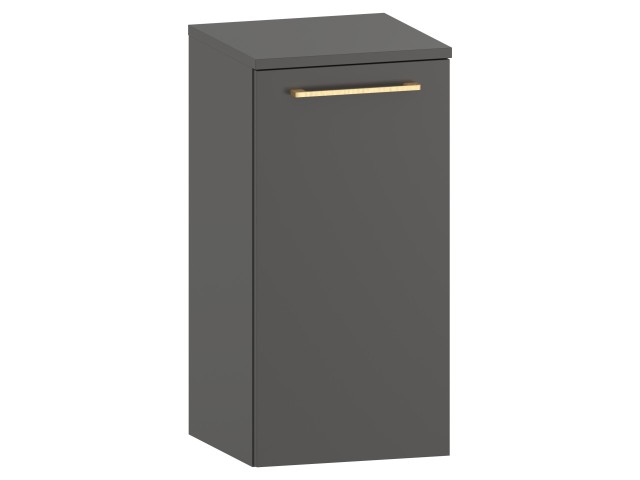 Słupek Łazienkowy RON 35 cm DD Prawy - Titan Mat - Uchwyty Złote Szczotkowane