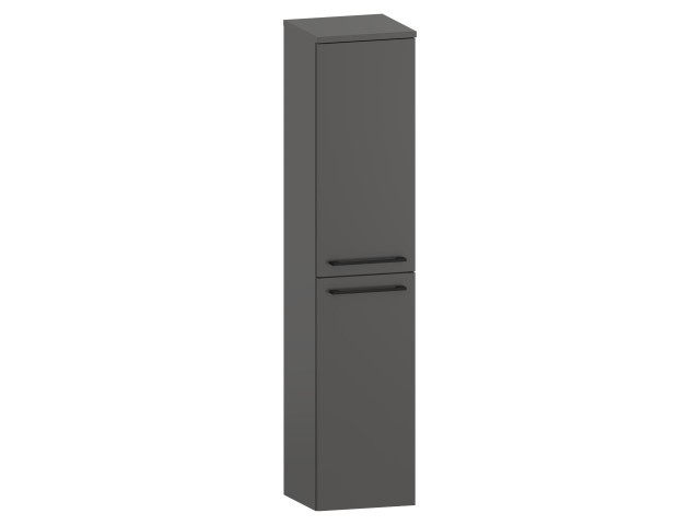 Słupek Łazienkowy RON 30 cm 2D Prawy - Titan Mat - Uchwyty Czarne Matowe