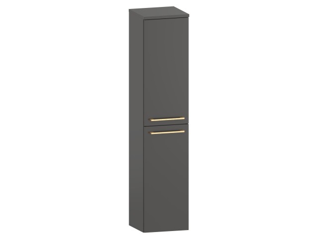 Słupek Łazienkowy RON 30 cm 2D Prawy - Titan Mat - Uchwyty Złote Szczotkowane