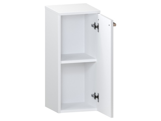 Słupek Łazienkowy ATH 30 cm DD Prawy - Biały Mat - Uchwyty Stal Szczotkowana