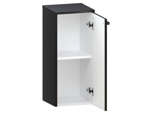 Słupek Łazienkowy ATH 30 cm DD Prawy - Czarny Mat - Uchwyty Stal Szczotkowana