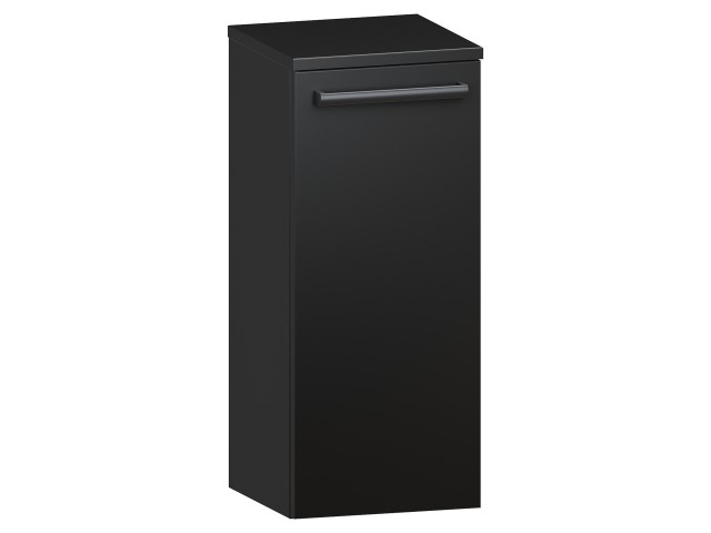 Słupek Łazienkowy ATH 30 cm DD Prawy - Czarny Mat - Uchwyty Czarne Matowe