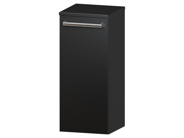 Słupek Łazienkowy ATH 30 cm K - Czarny Mat - Uchwyty Chromowane