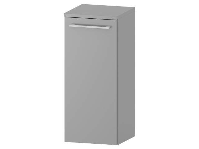 Słupek Łazienkowy RON 30 cm DD Lewy - Szary Mat - Uchwyty Białe Matowe