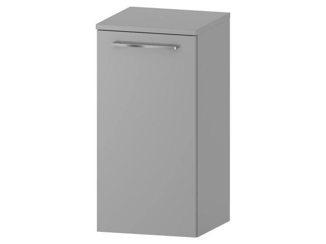 Słupek Łazienkowy RON 35 cm DD Lewy - Szary Mat - Uchwyty Chromowane