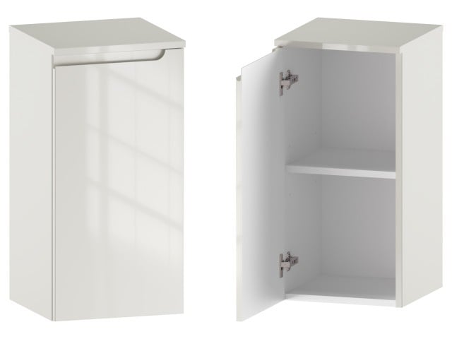 Słupek Łazienkowy ETH 35 cm DD Lewy - Kaszmir Wysoki Połysk