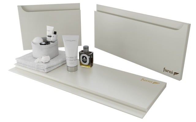 Słupek Łazienkowy ETH 30 cm 2D Prawy - Kaszmir Mat