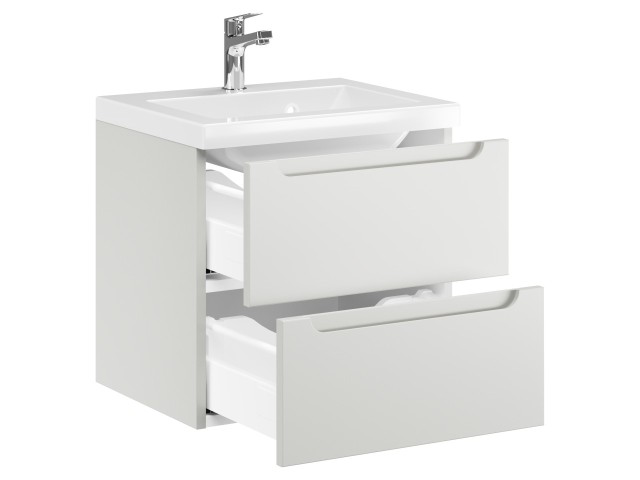 Szafka Wisząca Z Umywalką ETH 50 cm - Kaszmir Mat