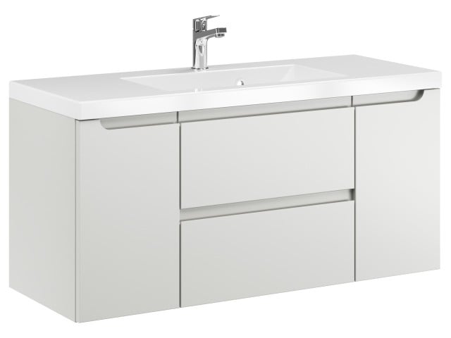 Szafka Wisząca Z Umywalką ETH 100 cm D - Kaszmir Mat