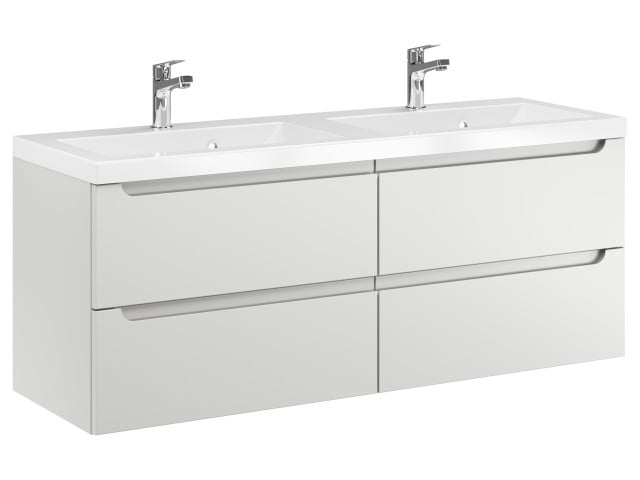 Szafka Wisząca Z Umywalką ETH 120 cm DUO - Kaszmir Mat Szafka Wisząca Z Umywalką ETH 120 cm DUO - Kaszmir Mat