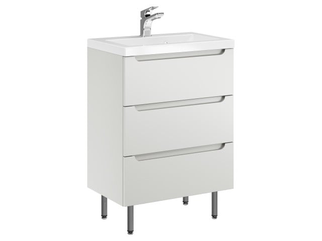 Szafka Stojąca Z Umywalką ETH 60 cm - Kaszmir Mat Szafka Stojąca Z Umywalką ETH 60 cm - Kaszmir Mat