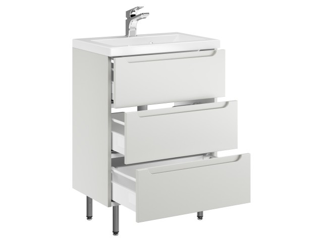 Szafka Stojąca Z Umywalką ETH 60 cm - Kaszmir Mat