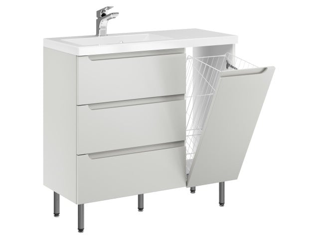 Szafka Stojąca Z Umywalką ETH 90 cm K Lewa - Kaszmir Mat Szafka Stojąca Z Umywalką ETH 90 cm K Lewa - Kaszmir Mat
