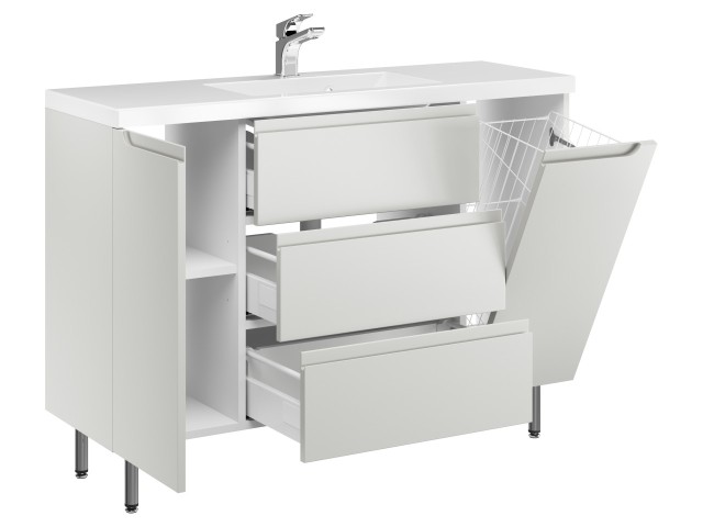 Szafka Stojąca Z Umywalką ETH 120 cm DK - Kaszmir Mat