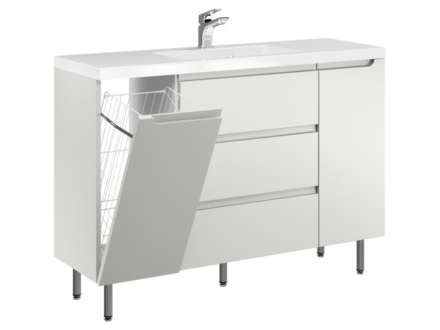 Szafka Stojąca Z Umywalką ETH 120 cm KD - Kaszmir Mat