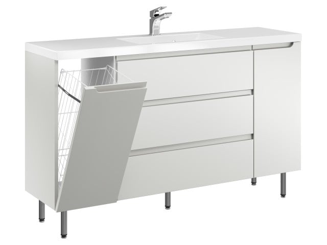 Szafka Stojąca Z Umywalką ETH 140 cm KD - Kaszmir Mat Szafka Stojąca Z Umywalką ETH 140 cm KD - Kaszmir Mat